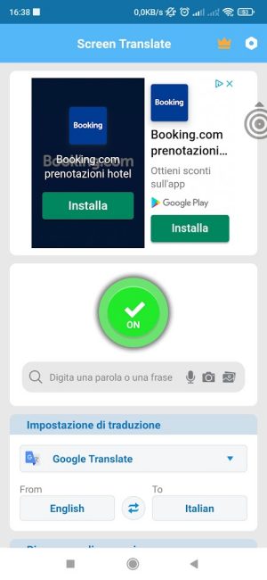 Tradurre testi in italiano nelle app Android