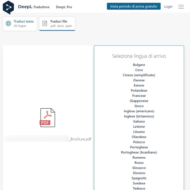 Tradurre PDF senza installare nulla sul PC