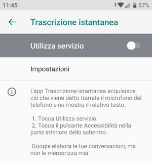 Trascrizione istantanea: l'app di Google permette di salvare il testo parlato