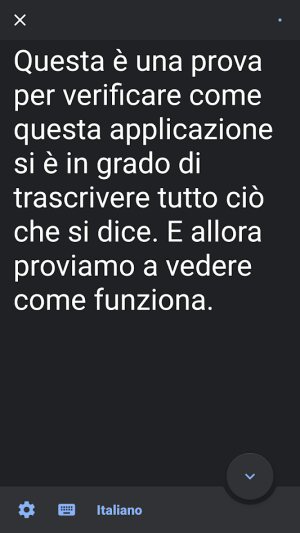 Trascrizione istantanea: l'app di Google permette di salvare il testo parlato