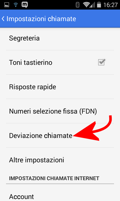 Trasferimento di chiamata e segreteria telefonica gratis sul cellulare con Mtalk