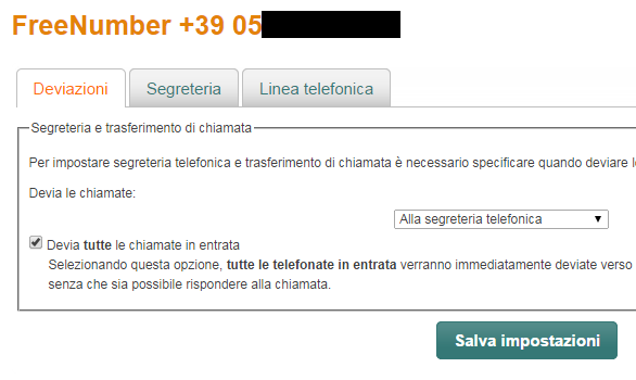 Trasferimento di chiamata e segreteria telefonica gratis sul cellulare con Mtalk