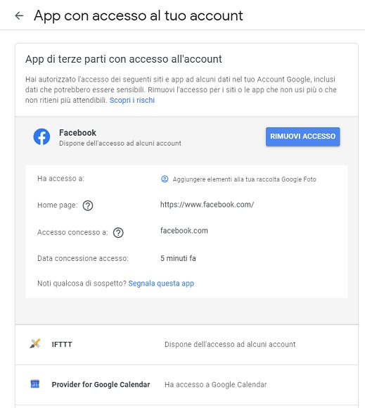 Trasferire immagini da Facebook a Google Foto: come si fa