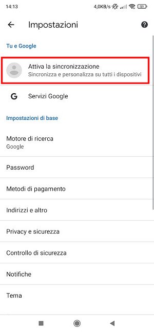 Condividere indirizzi, immagini e testi da smartphone a PC con Chrome