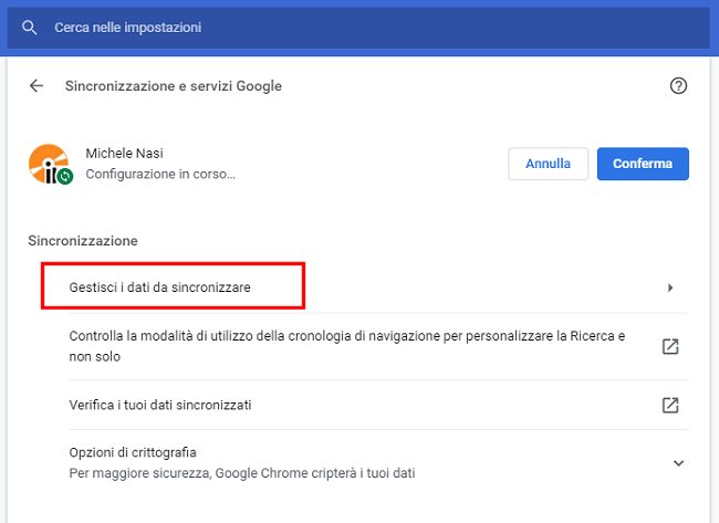 Condividere indirizzi, immagini e testi da smartphone a PC con Chrome
