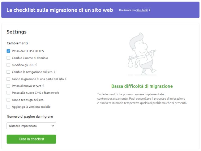 Come trasferire un sito, modificarne la struttura o passare a HTTPS