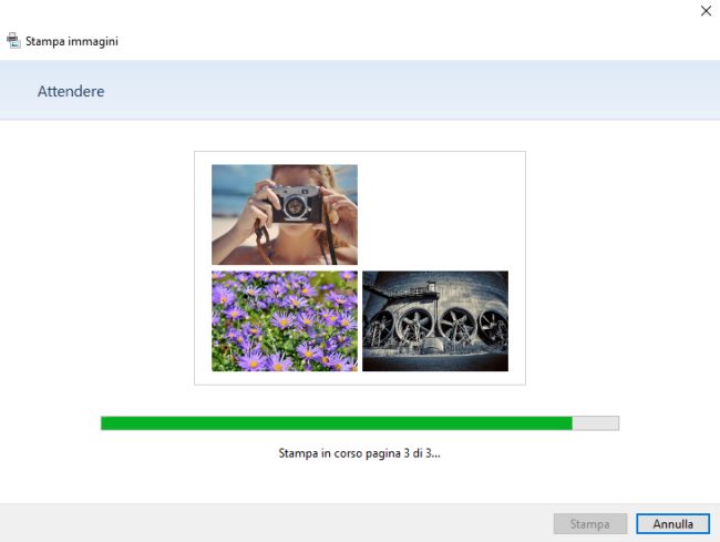 Trasforma JPG in PDF usando solo Windows 10