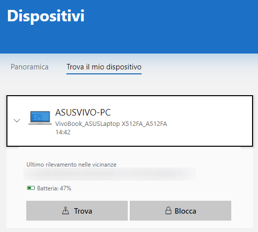 Trova il mio dispositivo Windows 10 è utile per gestire i PC a distanza