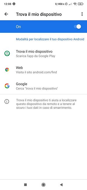 Trova il mio telefono: verificare se la funzione è attiva su Android
