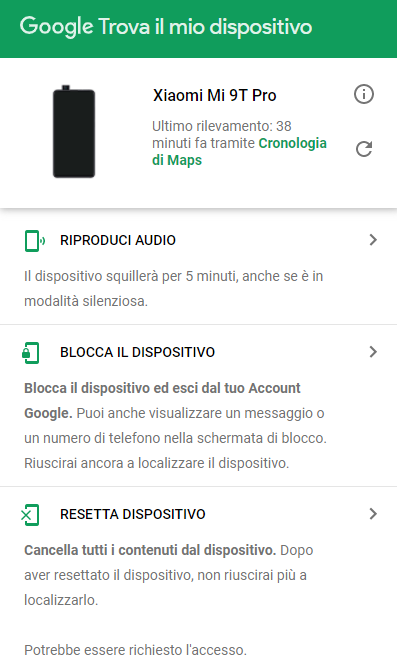 Trova il mio telefono: verificare se la funzione è attiva su Android