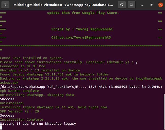 Trovare la chiave crittografica di WhatsApp senza bisogno di root