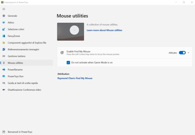 Come trovare il puntatore del mouse sullo schermo