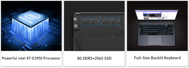 Ultrabook economico e performante: Chuwi LapBook Plus. Display 4K e doppio slot SSD M.2