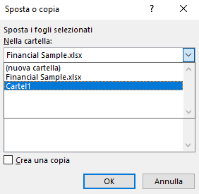 Come unire fogli Excel