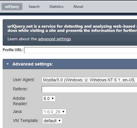 Verificare se un sito è infetto con urlQuery