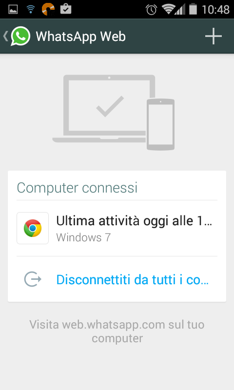 Come usare WhatsApp da PC con l'applicazione web