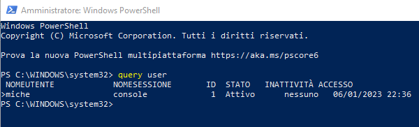 Utenti loggati in Windows: come ottenere l'elenco