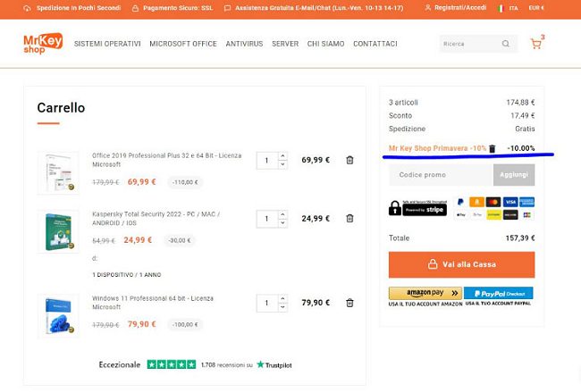 I migliori software in sconto del 2022. Le offerte di primavera Mr Key Shop