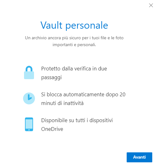 Vault personale su OneDrive: come difendere i dati più importanti