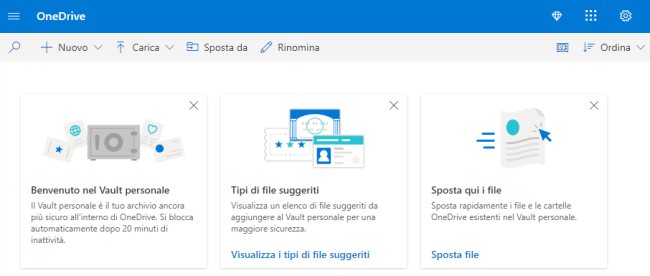 Vault personale su OneDrive: come difendere i dati più importanti