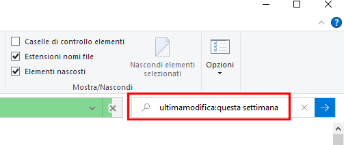 Come vedere ultimi file aperti in Windows
