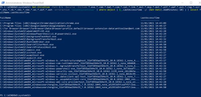 Come vedere ultimi programmi aperti o eseguiti in Windows