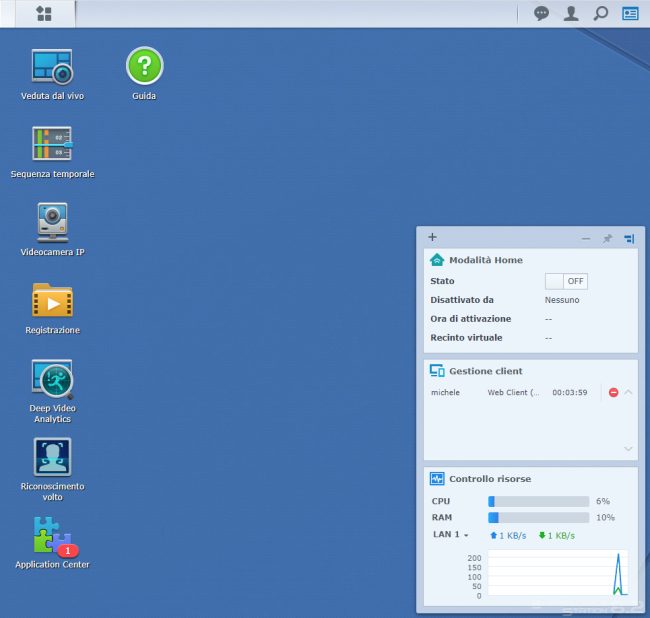 Videosorveglianza con riconoscimento dei volti e intelligenza artificiale: Synology DVA3221