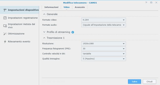 Videosorveglianza con riconoscimento dei volti e intelligenza artificiale: Synology DVA3221