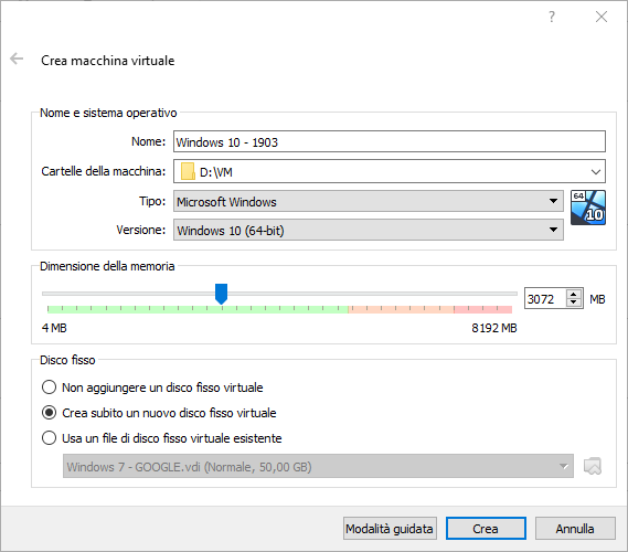 Virtualbox: come utilizzare le istantanee per creare un ambiente di test