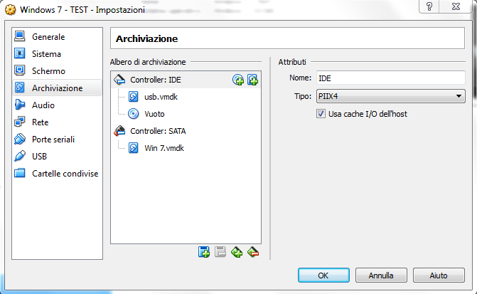 Avviare una macchina VirtualBox da USB