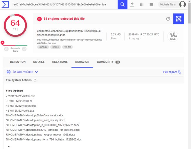 VirusTotal: guida all'uso del servizio per controllare l'identità dei file