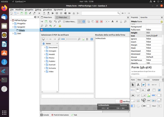 Visual Basic su Linux: come fare con Gambas