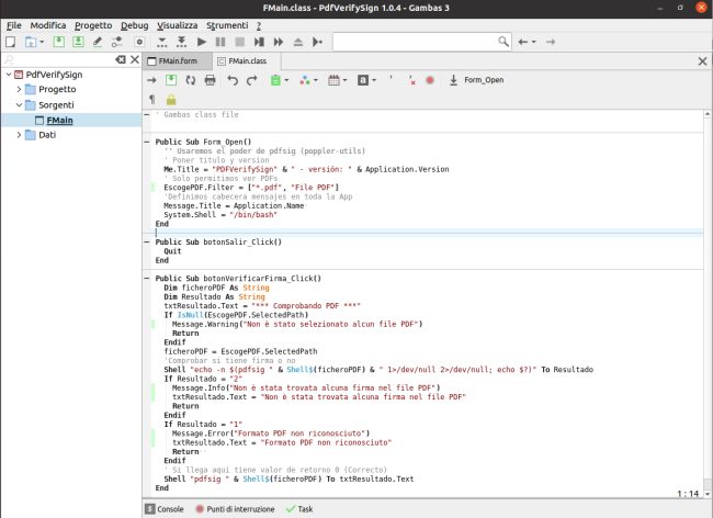 Visual Basic su Linux: come fare con Gambas