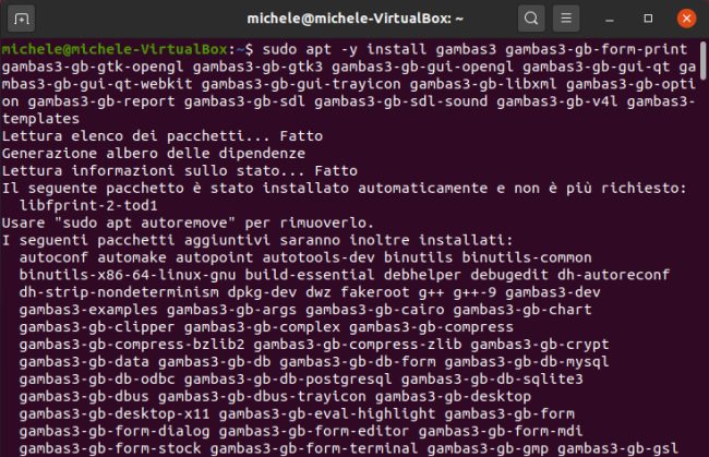 Visual Basic su Linux: come fare con Gambas