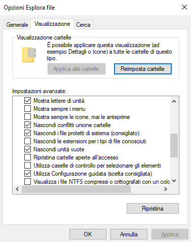 Visualizzare le estensioni dei file in Windows e smascherare chi usa pericolosi trucchi