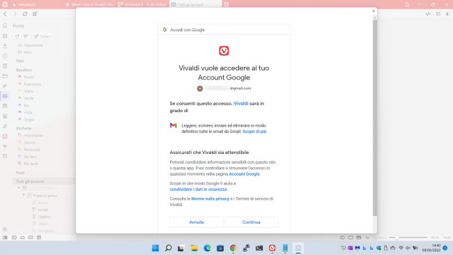 Vivaldi browser integra un client email: come funziona