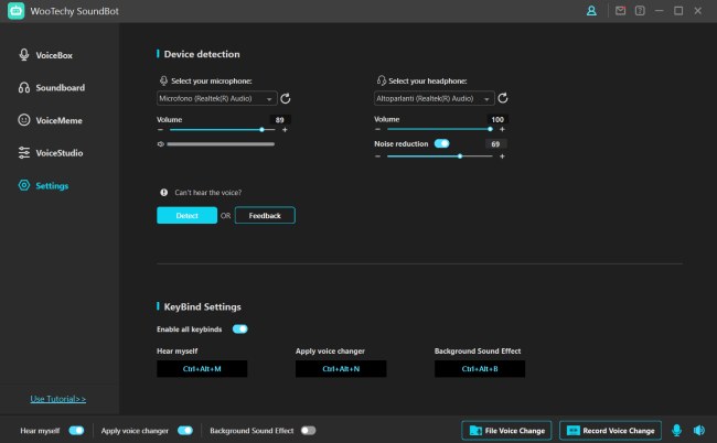 Voice changer: come funziona SoundBot