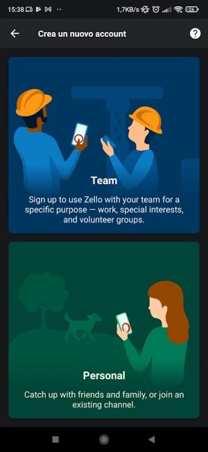 Walkie Talkie, app per parlare a distanza con la funzione push-to-talk