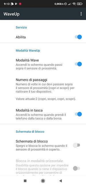 Come accendere lo smartphone Android senza toccare alcun pulsante
