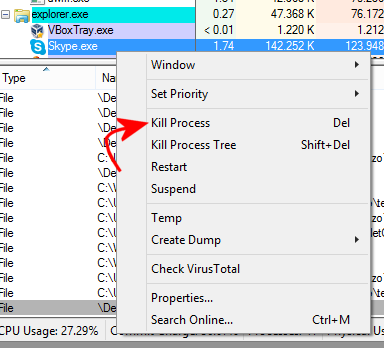 Scoprire chi sta usando la webcam con Process Explorer