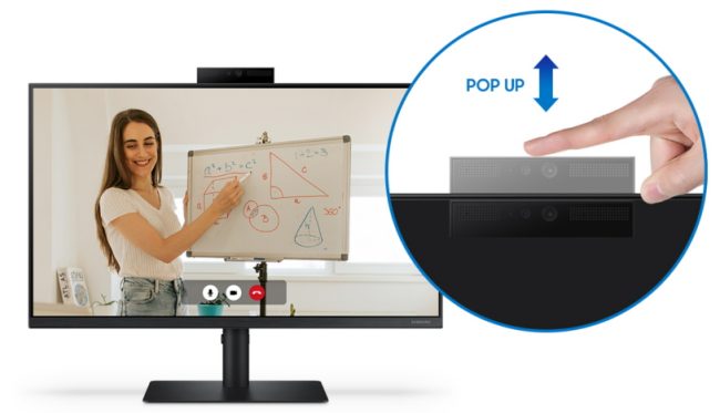 Samsung presenta il suo monitor S4 con webcam a scomparsa