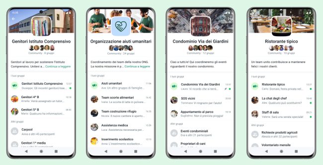 WhatsApp Community: cos'è e come funziona. Le novità dell'aggiornamento