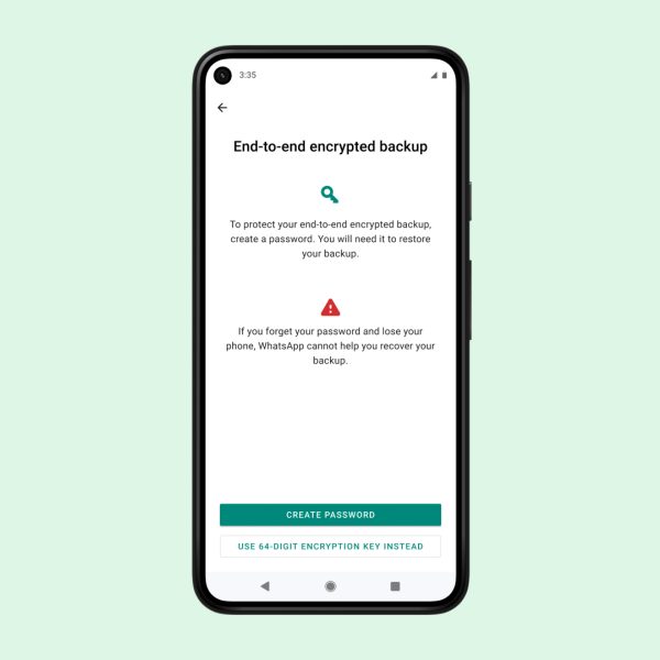 WhatsApp permetterà di crittografare end-to-end i backup dei messaggi su Google Drive ed Apple iCloud