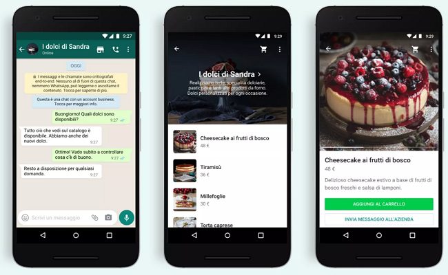 WhatsApp Business: in arrivo il pulsante per vendere prodotti e servizi dall'app di messaggistica