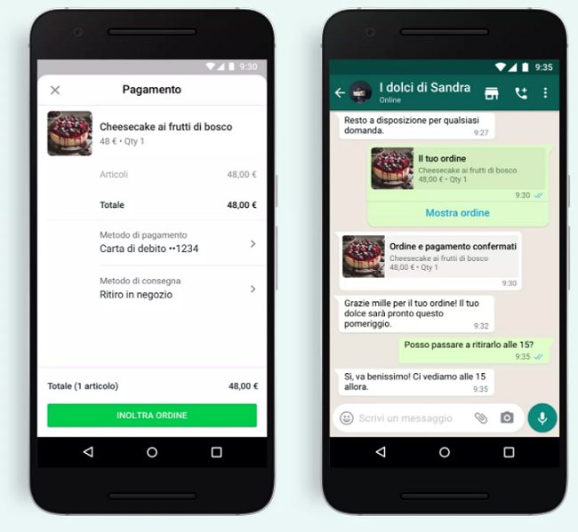 WhatsApp Business: in arrivo il pulsante per vendere prodotti e servizi dall'app di messaggistica