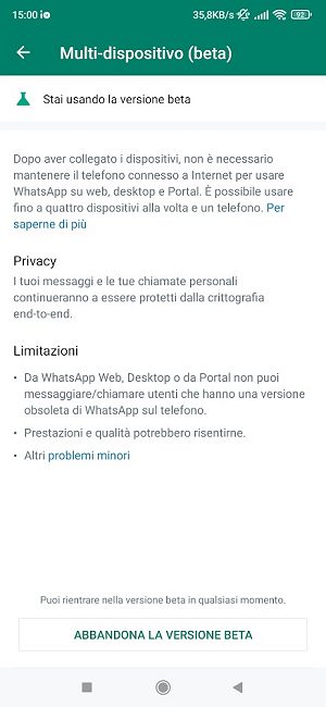 No, WhatsApp Web non chiude e non certo per via del supporto multidispositivo