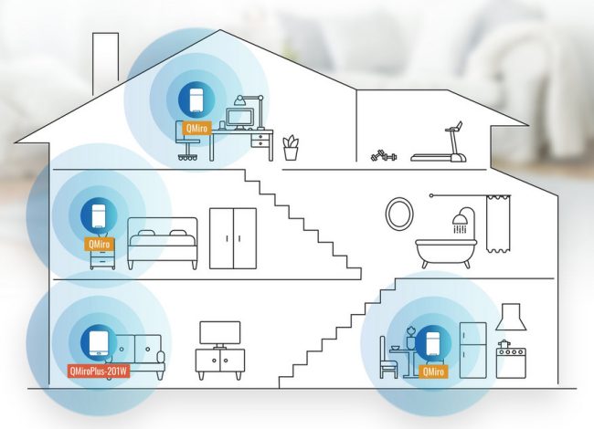Router WiFi mesh che combina funzionalità di NAS evoluto, VPN e SD-WAN: QNAP QMiroPlus-201W