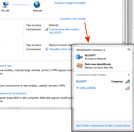 Configurare Connessione Internet Windows Vista