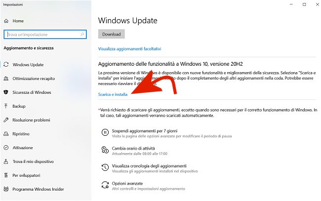 Windows 10 Aggiornamento di ottobre 2020 è pronto: ecco le principali novità