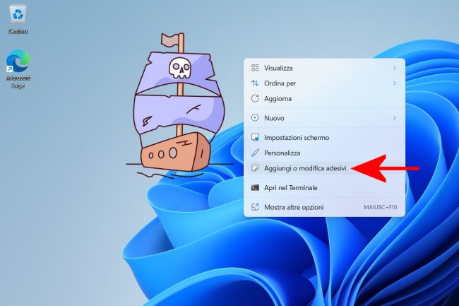 Windows 11: adesivi sul desktop, come attivarli